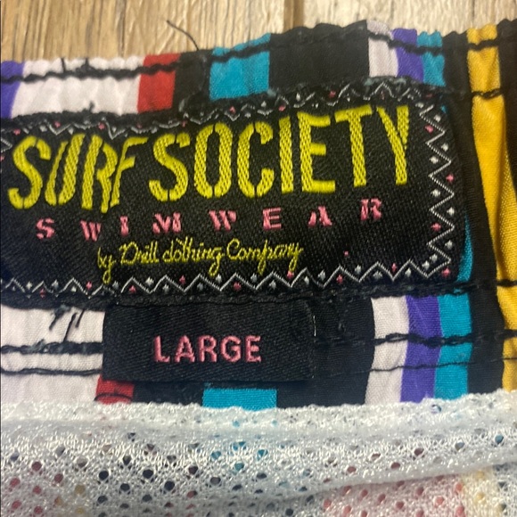 Colorful Striped Drawstring Shorts - Picture 3 of 8